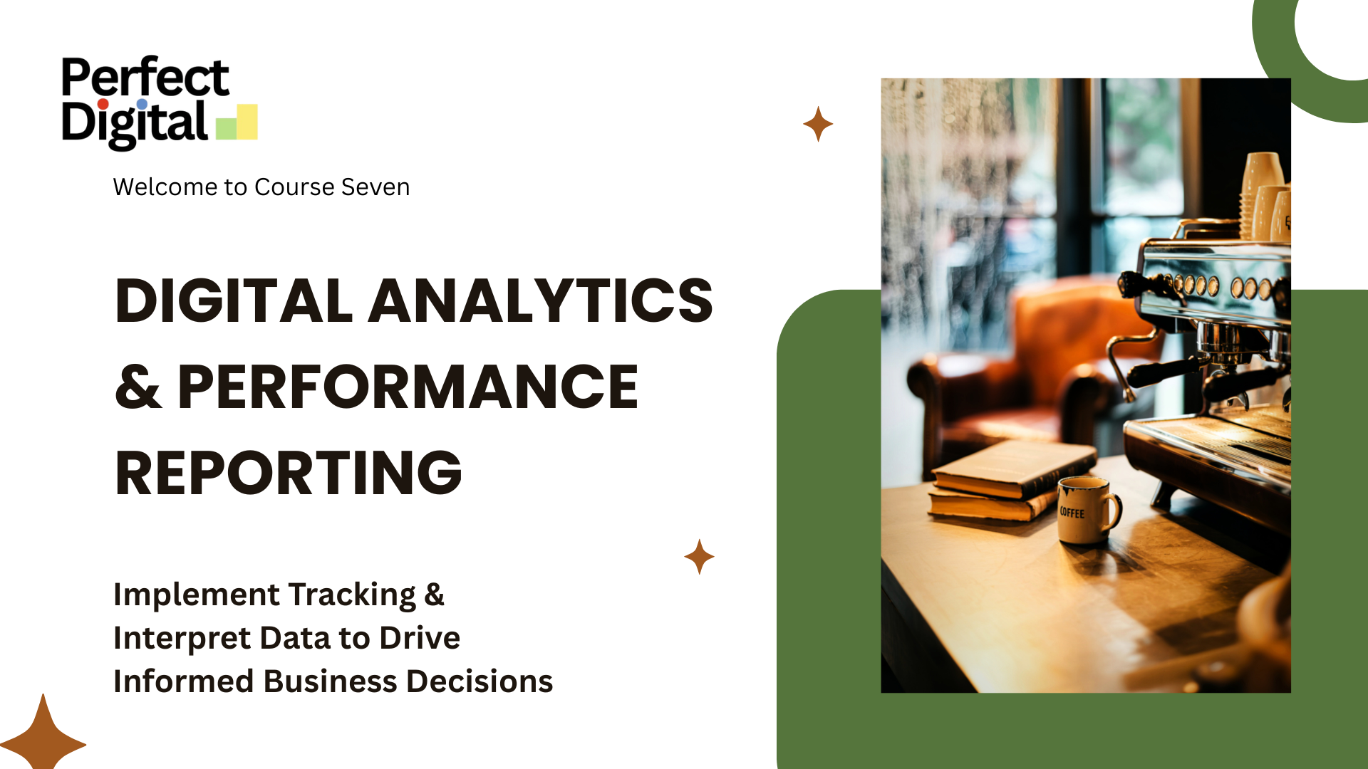 Digital Analytics and Performance Reporting