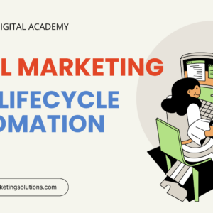 A clean visual diagram showing an integrated email marketing ecosystem with an automated welcome sequence, user behavioral triggers, and list segmentation flowing into a central website hub.