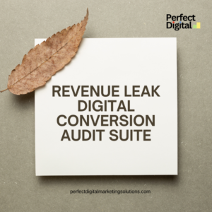 Revenue Leak Digital Conversion Audit Suite